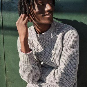 Madewell: CABLEKNIT FISHERMAN SWEATER